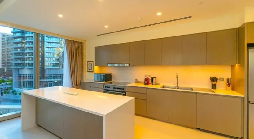 modern kitchen dubai apartment